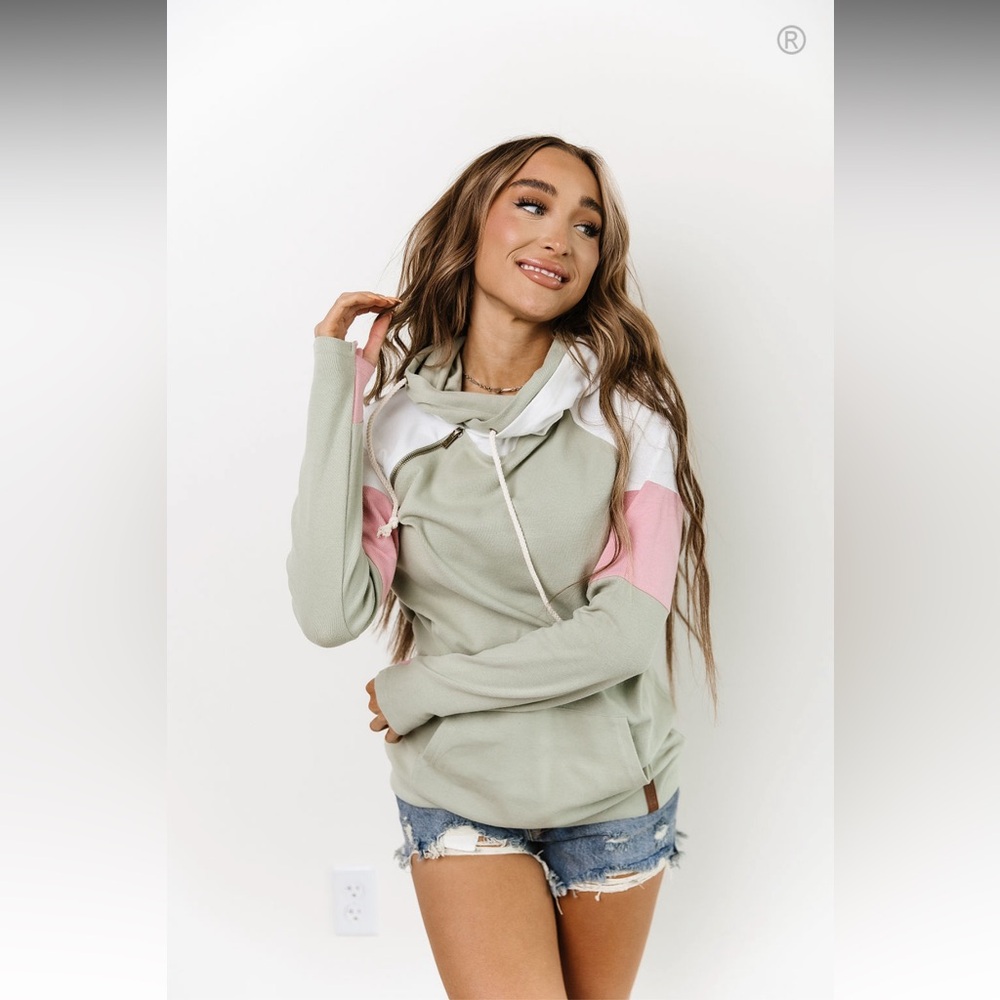 Ampersand Ave Double hood sweater